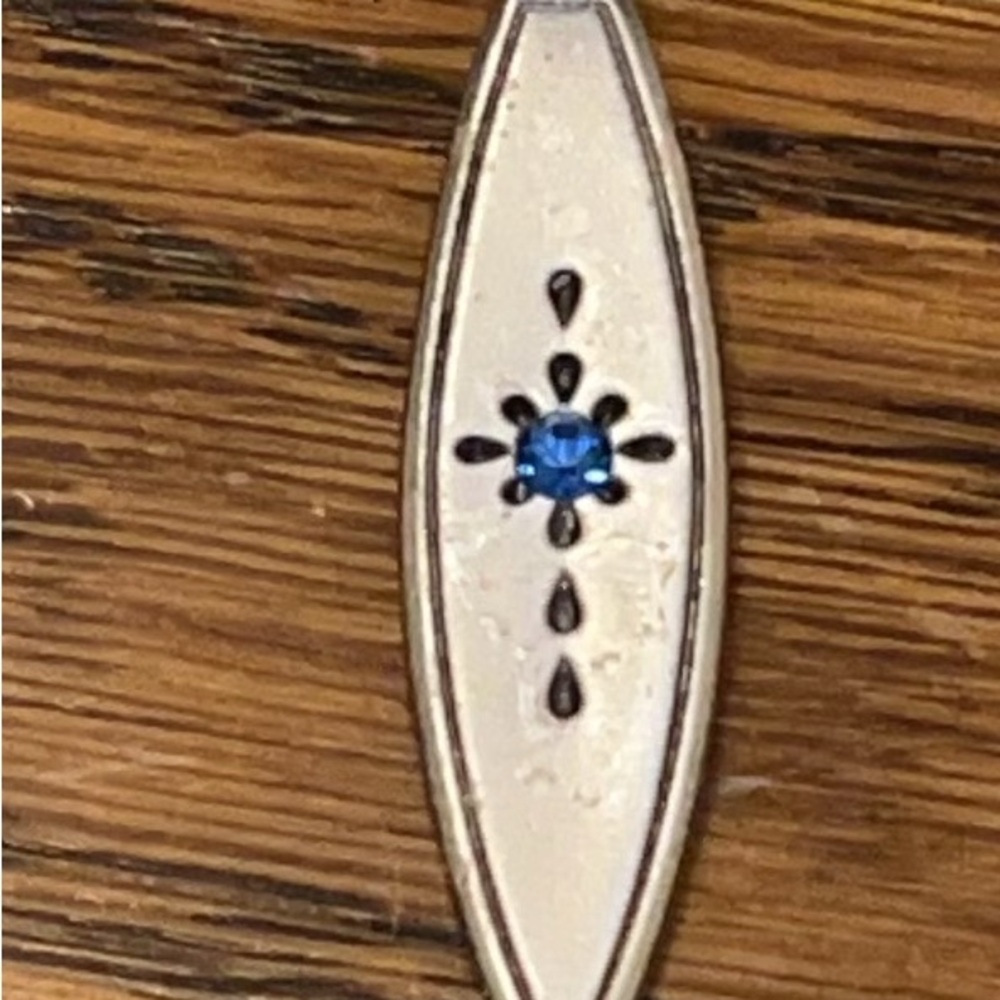 BICO Surfer’s Cross Pendent with Swarovski Crystal.